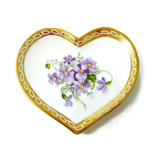 coeur de violettes