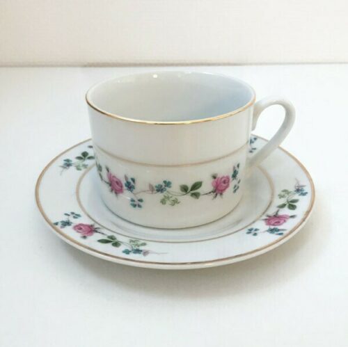 tasse à thé la guirlande de roses